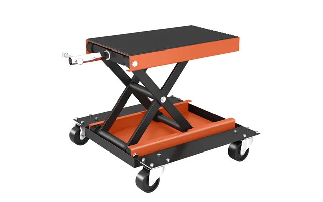 Motorcykeldonkraft 500 Kg Lastkapacitet Motorcykelløft 135-390 Mm Højdejusterbar Stål Orange