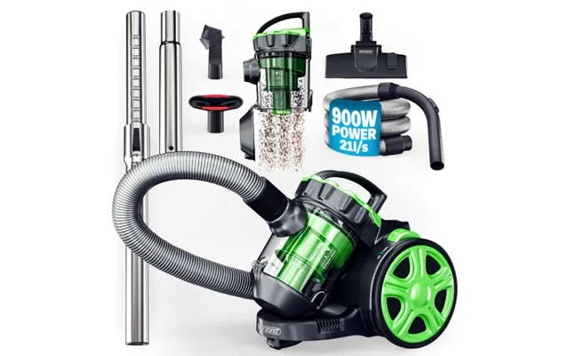 Multi Cyklon Støvsuger - Grøn 900 Watt Eco Power