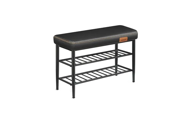 Opgrader Din Entré Med Denne Skobænk - 80x30x50 Cm, Sort