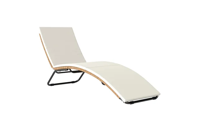Polyrattan Liggestol - S-formet Haveliggestol Med Hynde