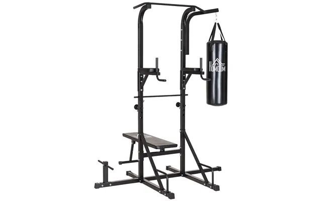 Power Station Med Pull-up Bar - Multifunktionel Dip Station