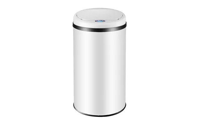 Sensor Skraldespand Rustfrit Stål Hvid 40 Liter