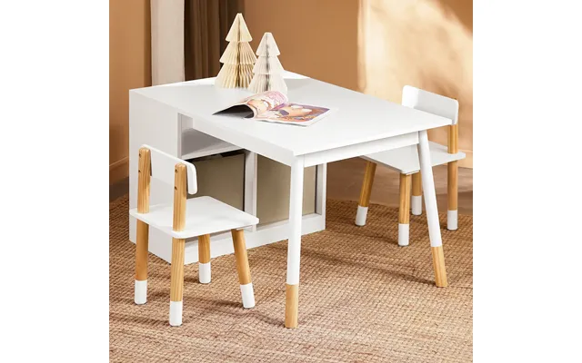 Skrivebord Til Børn Med Stol - B60 Cm X H53 Cm X L90 Cm