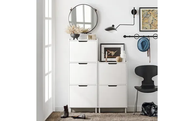 Slankt Skoskab I Minimalistisk Stil - 19x91x50 Cm