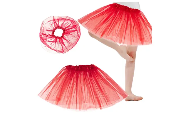 Tyl Nederdel Tutu Kostume Kostume Rød