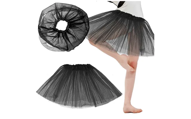 Tyl Nederdel Tutu Kostume Kostume Sort