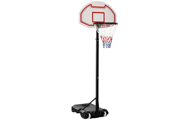 Udendørs Basketballkurv Med Hjul 155-210 Cm Højdejusterbar - Bærbar Basketballstander Med Hjul