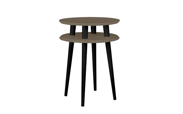 Ufo Sidebord Diameter 45cm X H 61cm Brun Sorte Ben