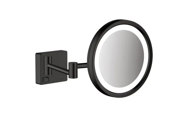Hansgrohe Addstoris Makeup Spejl Med Lys - Mat Sort