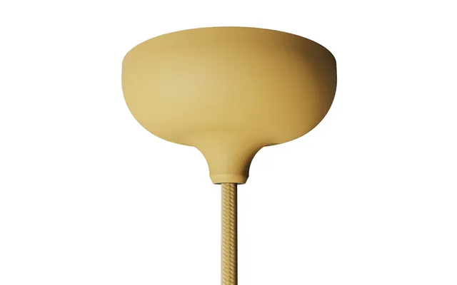 Pendelroset Silikone Med Centerhul - Gul Sennep