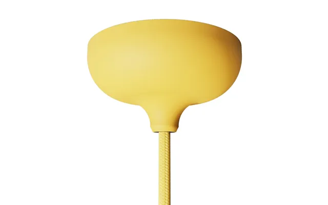 Pendelroset Silikone Med Centerhul - Gul