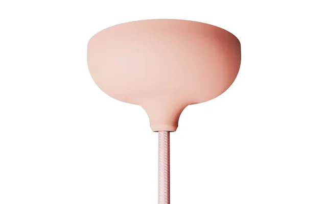 Pendelroset Silikone Med Centerhul - Laks