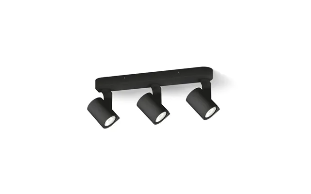 Sqube On Base 2 Og 3 Loftlampe Wever & Ducré - 3 Spots Sort