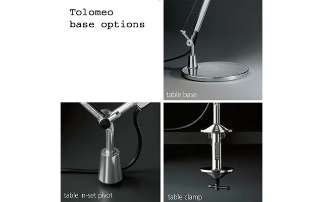 Tolomeo Mini Artemide - Alu 1x70w E27 Ex. Lyskilde Fast Bord Patron