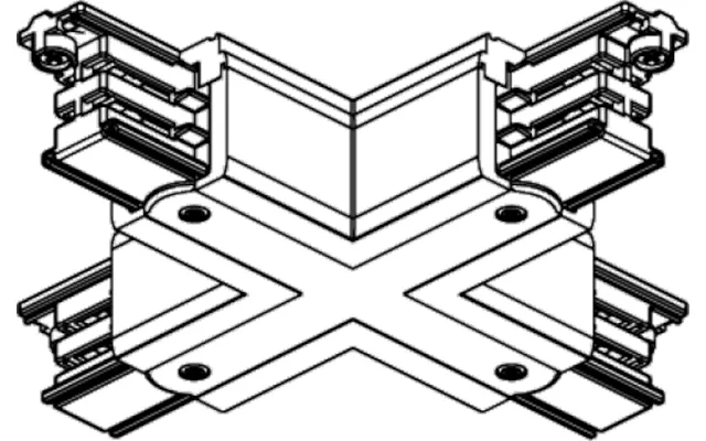 X-stykke - Hvid