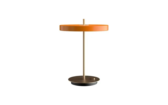 Asteria Bordlampe M Usb - Orange Messing