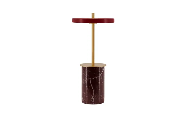 Asteria Move Mini Batteri- Bordlampe - Rød Marmor
