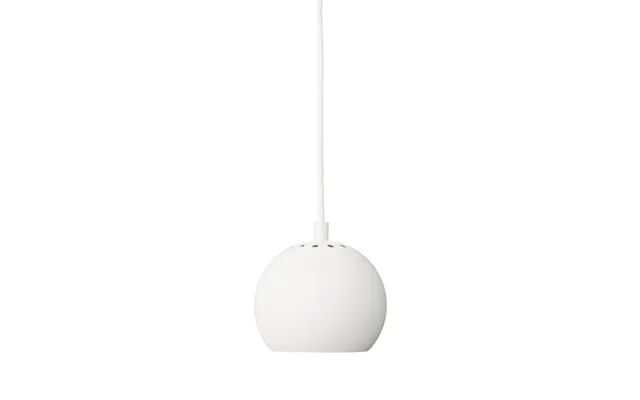 Ball Pendel Ø12 - Mat Hvid