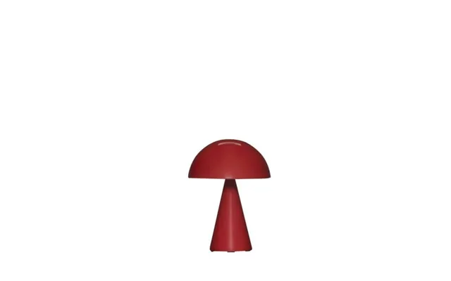 Mush Portable Bordlampe Batterilampe - Rød