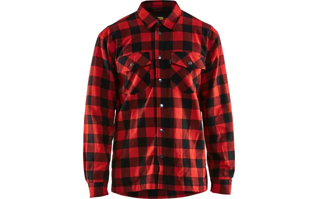 Blåkläder Workwear 3225 Foret Skovmandsskjorte - Rød Sort