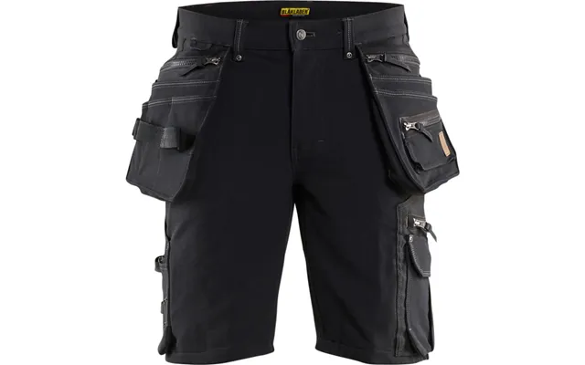 Blåkläder Workwear X1900 Håndværkershorts Med 4-vejs Stretch - Sort