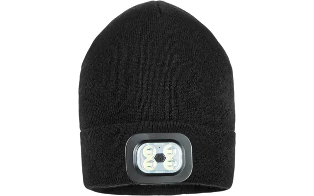 Blue Electric Beanie - Med Lys