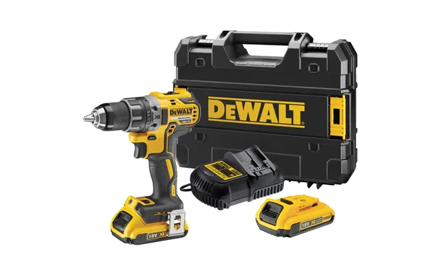 Dewalt 18v Xr Dcd791d2-qw Bore- Skruemaskine - 2 Stk. 18v X 2