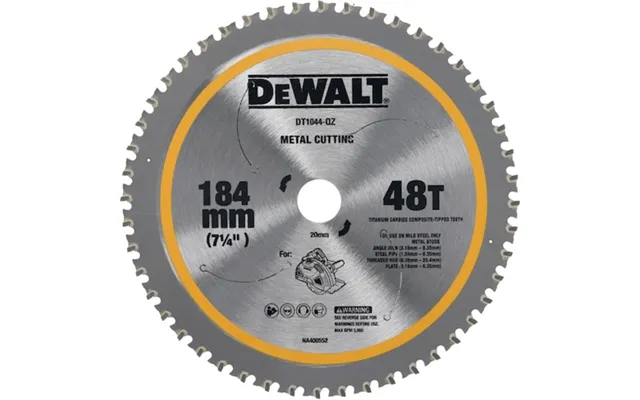 Dewalt Metal Cutting Rundsavklinge - Ø184 20 Mm
