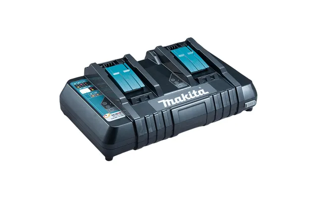 Makita Dc18rd Lader Til Lxt-batterier - 2 Porte