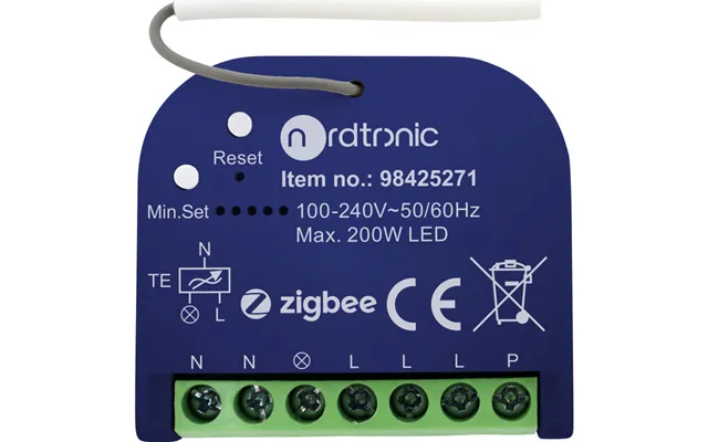 Nordtronic Zigbee Lysdæmper Til Indbygning