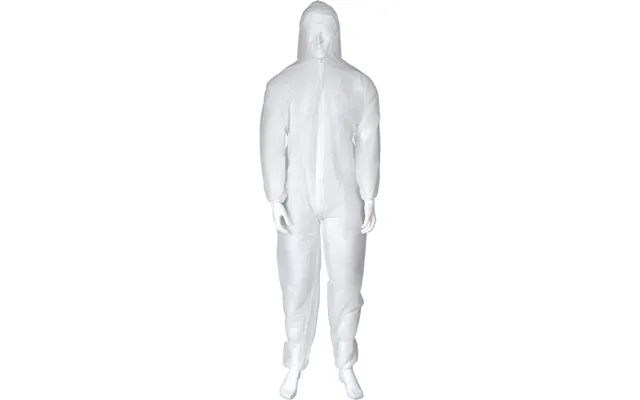 Ox-on Pp Coverall Basic Beskyttelsesdragt Med Hætte - Hvid