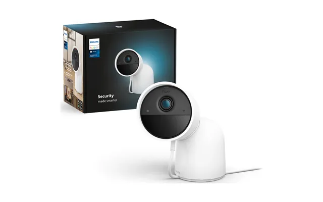 Philips Hue Secure Overvågningskamera Med Bordholder - Hvid