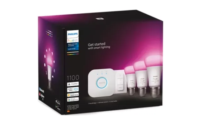 Philips Hue White Color Ambiance E27 Standardpære - Startsæt