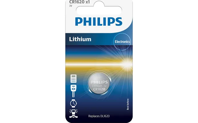 Philips Lithium Cr1620 Batteri