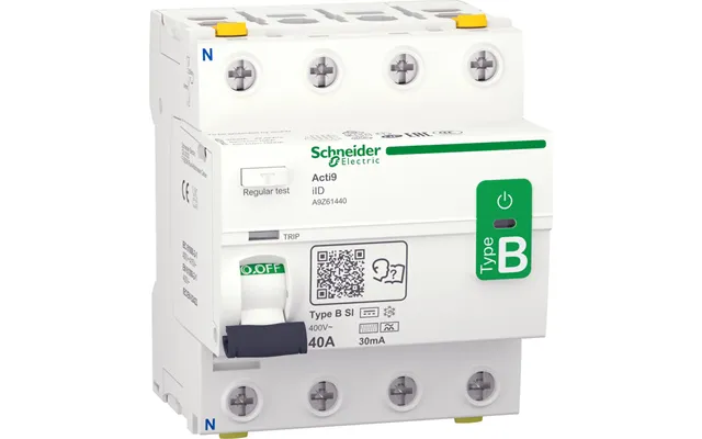 Schneider Acti9 Hpfi Relæ B-si - 4p På 40a