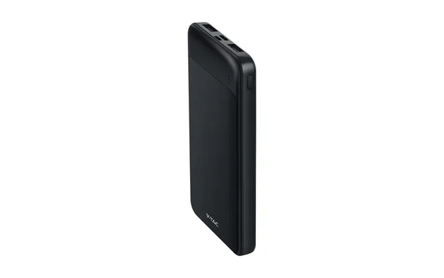 10000mah Powerbank, 22.5w - Sort, 2x Usb-c, Li-pol, Fast Charger