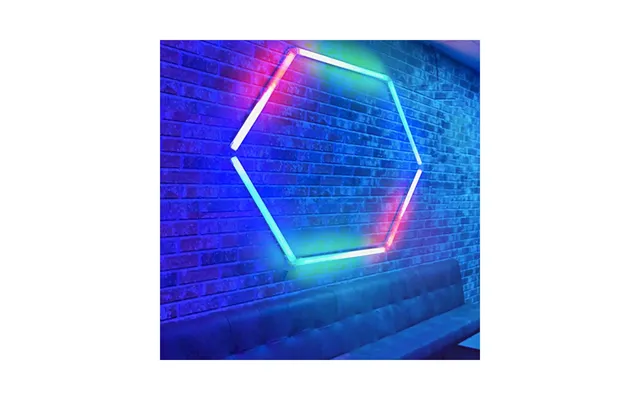20w Hexagon Rgbic 1 Felt Komplet Sæt - Inkl. Bluetooth Controller Og Strømforsyning