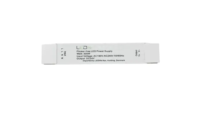 300w 24v Dc Strømforsyning - 12.5a, Ip20 Indendørs, Flicker Free