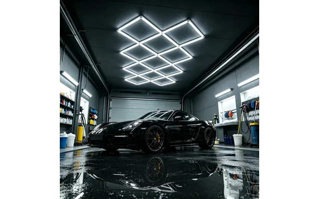 360w Ra92 Hexagon Led 14 Felter Komplet Sæt - Inkl. Strømtilslutning