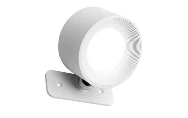 4,5w Genopladelig Væglampe Cct - Ip20, Rund, Hvid, 360 Roterbar, Inkl