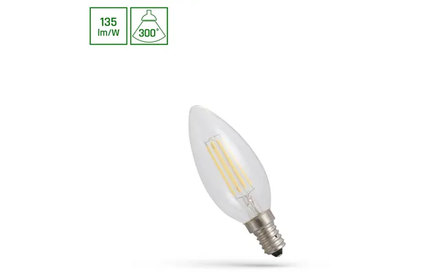 E14 5,5w Led Kertepære - C37, 230v
