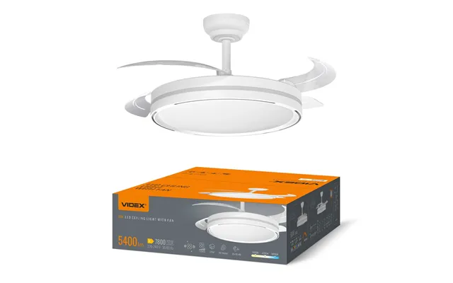 Loftslampe M. Skjult Blæser - Ra90, Cct, 60w, Hvid