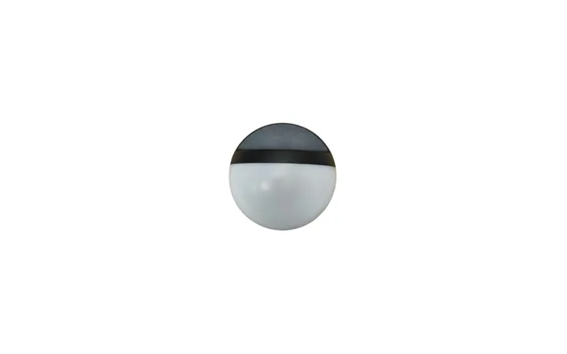 Outlet 12w Led Væglampe - Ip54 Udendørs, Rund, Sort, Inkl. Lyskilde