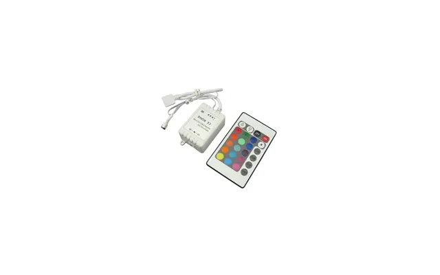 Rgb Kontroller Med Fjernbetjening - 12v 72w , 24v 144w , Infrarød