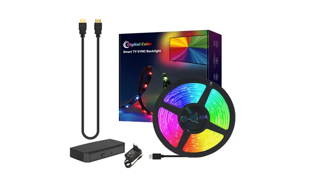 Tv Sync Led Strip - 3,8m, Hdmi Boks