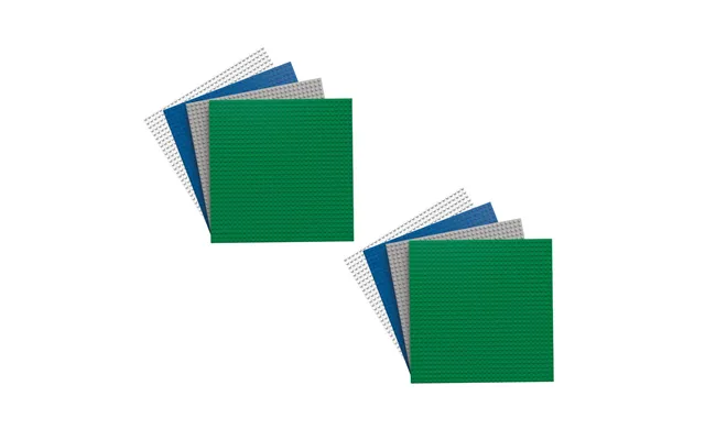 Biobuddi Byggeplader - 4 Farver 8 Stk