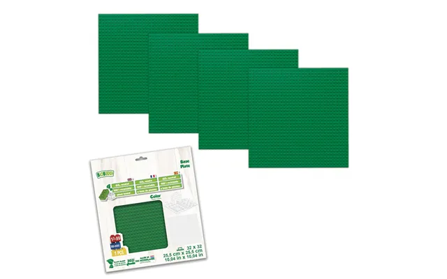 Biobuddi Byggeplader - 5 Stk Grøn