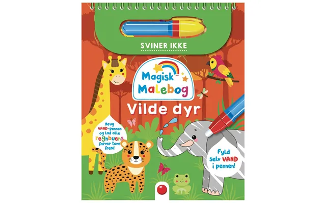 Bog - Magisk Malebog Vilde Dyr