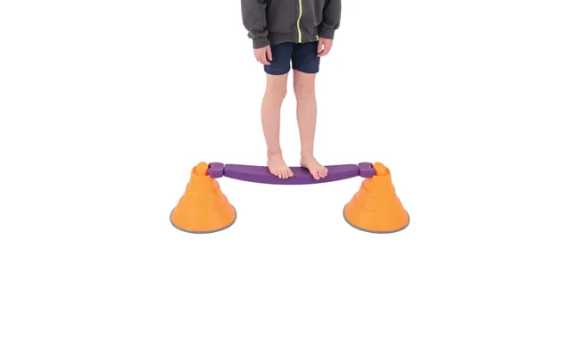 Gonge Build-n-balance Balance Bropillesæt Med Wobble Planke - H 24 Cm