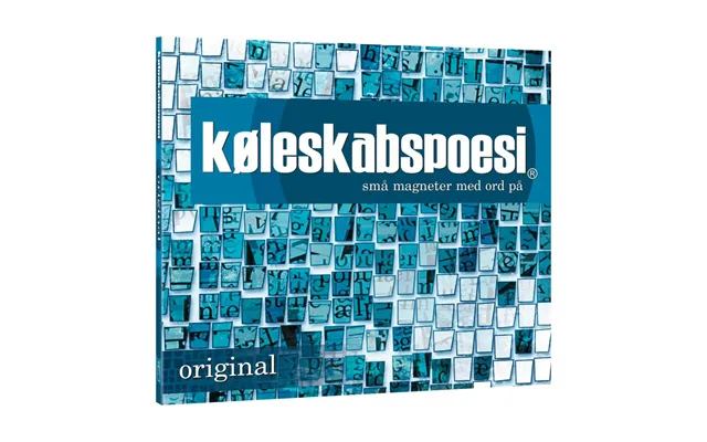 Køleskabspoesi Original - 540 Magnetiske Ord